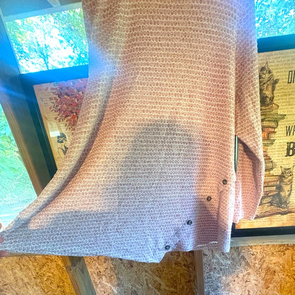 New York Laundry Pink Patterned Cardigan
